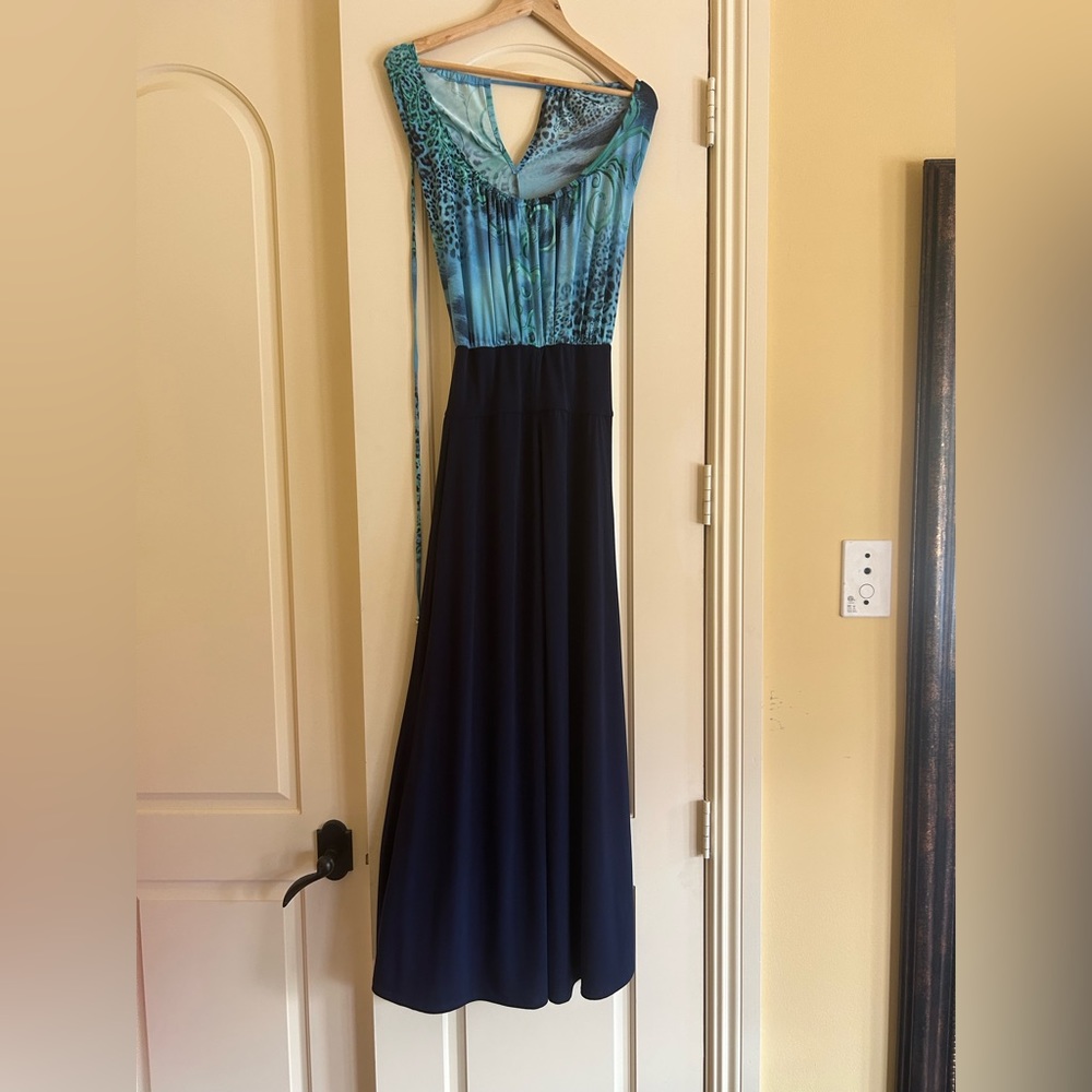 Julian Chang Navy animal Jay jumpsuit